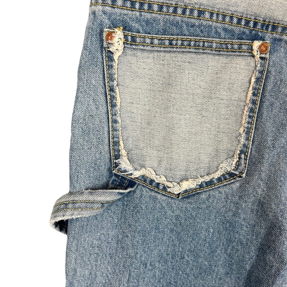 Andersson Bell - Blue Jade Carpenter Jeans - Straight Leg High Rise - Small - Picture 12 of 15